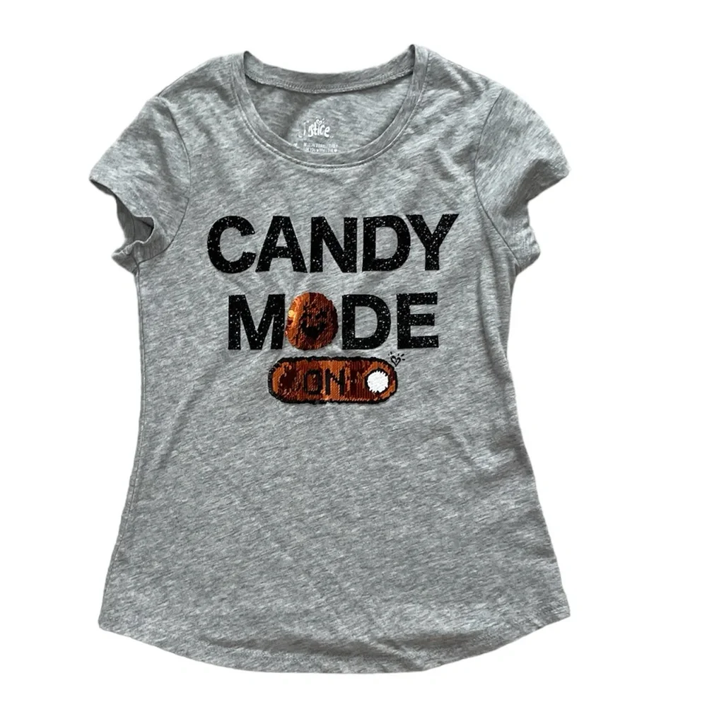 Justice Halloween Theme Shirt Size 8